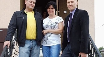 Przejechał 300 km, żeby pomóc Dawidowi