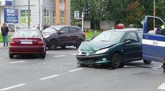 Wypadek przy hali targowej