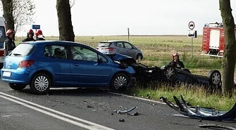 Wypadek przy Moryca. Trzy osoby ranne