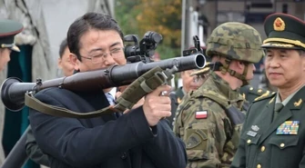 Delegacja chińskiej armii w Tomaszowie 