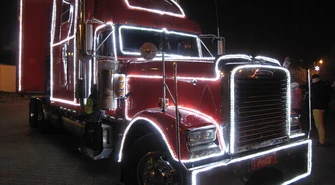 Truck Coca Coli odwiedził Piotrków