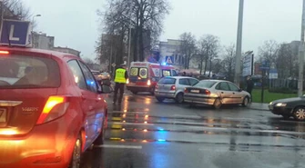 Kolizja na skrzyżowaniu Kopernika - Sienkiewicza