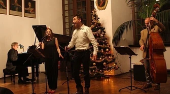 Mistrzowie jazzu kolędowali w piotrkowskim Muzeum