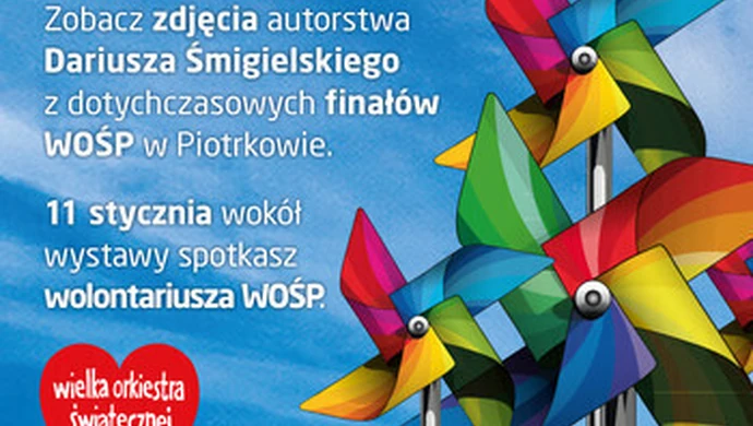 Wystawa fotografii piotrkowskich finałów WOŚP w Focus Mall 