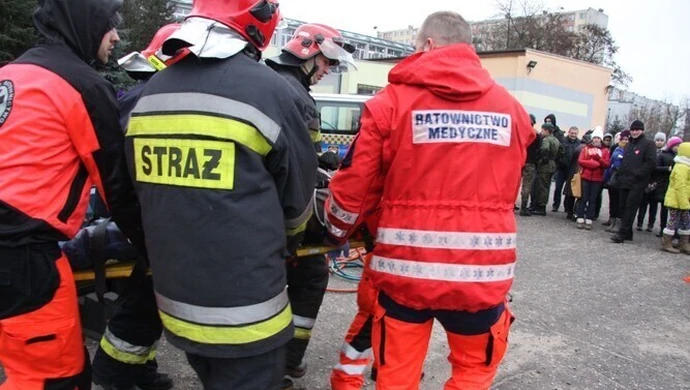 Wypadek podczas Orkiestry... pozorowany