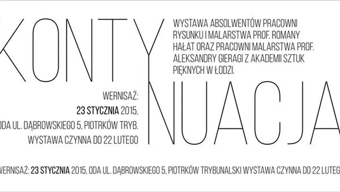 "Kontynuacja" w Ośrodku Działań Artystycznych