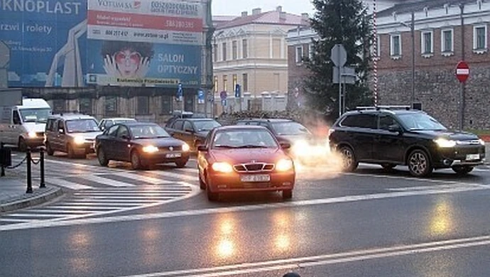 Centrum Piotrkowa zakorkowane