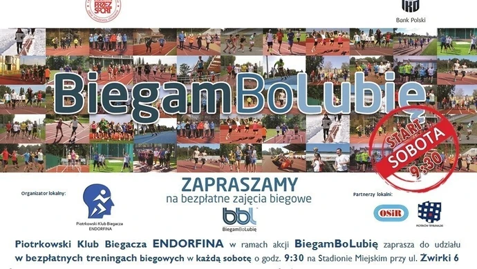 Lubisz biegać, przyjdź w sobotę na stadion!