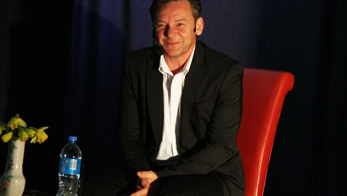 Ireneusz Czop w Gimnazjum nr 5 w Piotrkowie