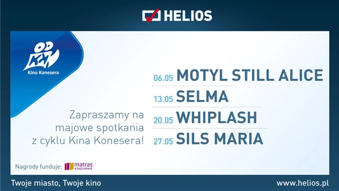 Zapraszamy na majowe spotkania z Kinem Konesera