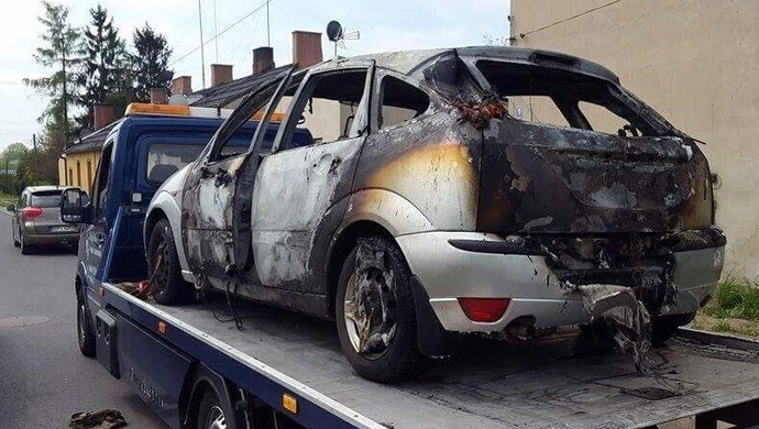 Błyskawiczna akcja gaszenia focusa 