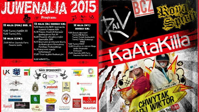 Juwenalia 2015 już w tym tygodniu