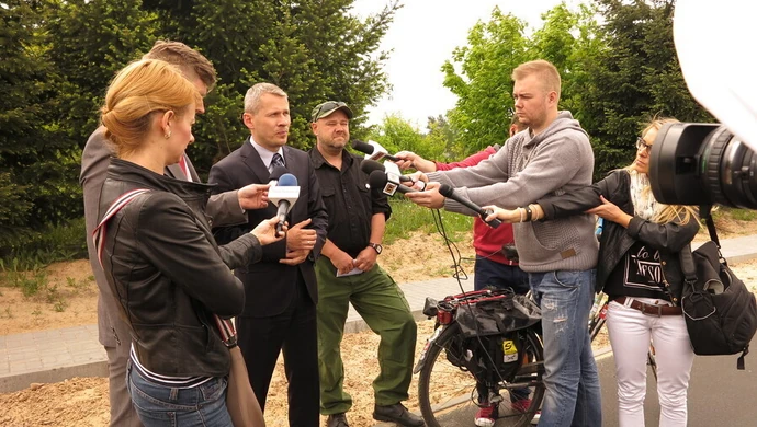 Rowerem przez powiat