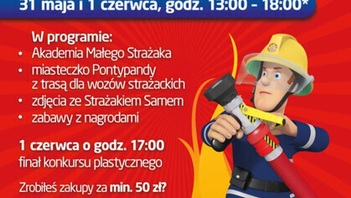&#8222;Dzień Dziecka ze Strażakiem Samem&#8221; w Focus Mall