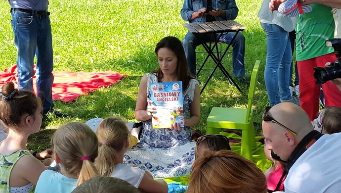 Aktorka czytała najmłodszym piotrkowianom