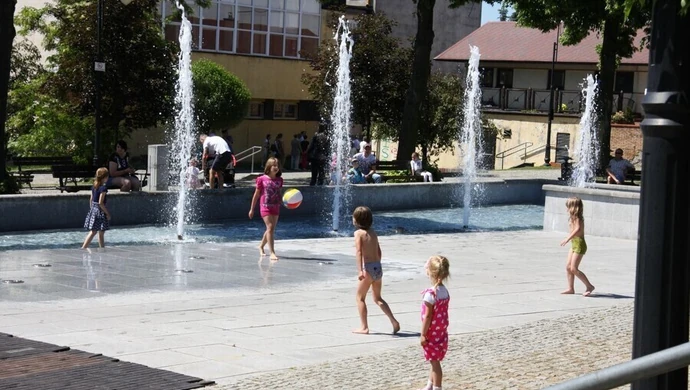 Kąpiel w fontannie... bezcenna 