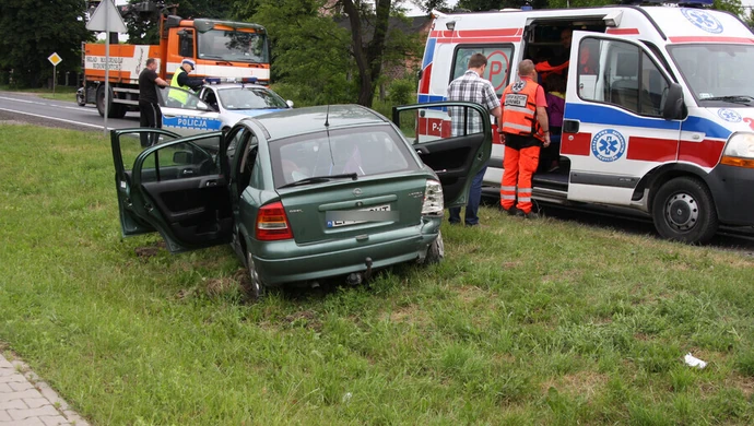 Wypadek w Przygłowie. Dwoje dzieci w szpitalu 