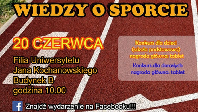 Już w sobotę V Piotrkowski Konkurs Wiedzy o Sporcie