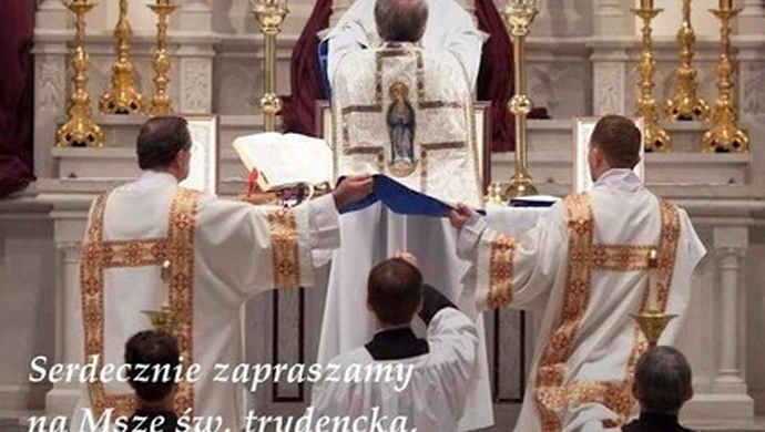 Msza trydencka u Bernardynów 