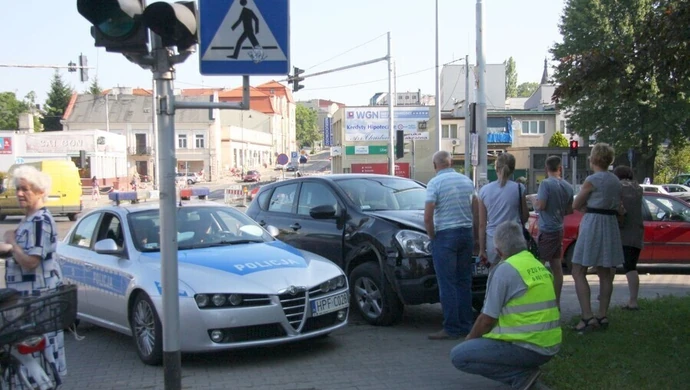 Kolizja w dzień targowy