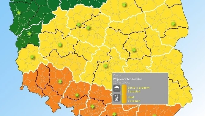 Uwaga na burze z gradem