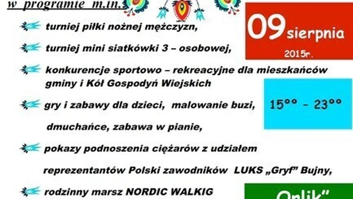 LZS w Woli Krzysztoporskiej zaprasza na festyn