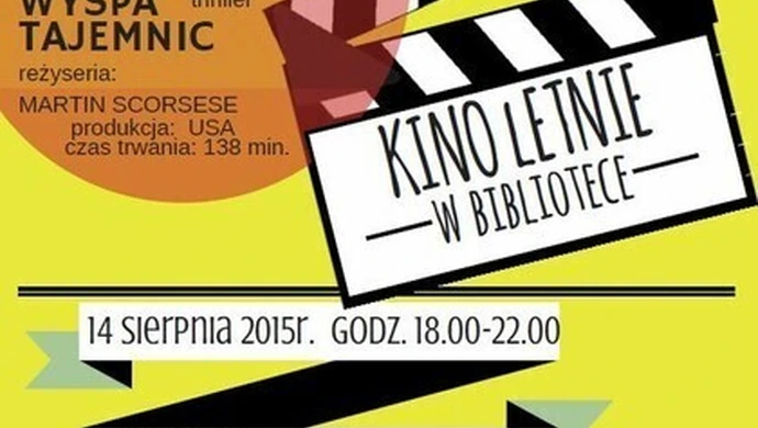 Wieczór z amerykańskim thrillerem w miejskiej bibliotece 