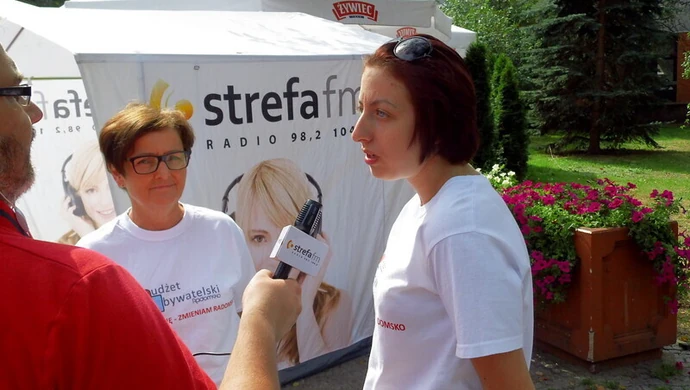 Letnie studio Strefy FM w Radomsku 