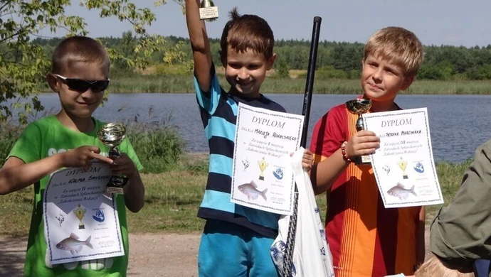 Łowili na zakończenie wakacji