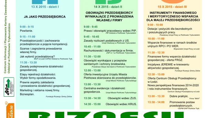 Chcesz założyć firmę? Przyjdź na seminarium