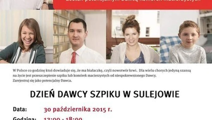 Zostań dawcą. Akcja DKMS w Sulejowie 