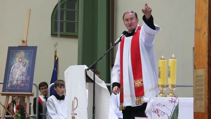 Symbole Światowych Dni Młodzieży w Piotrkowie 