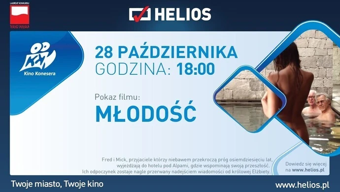 Kino Konesera zaprasza na film &#8222;Młodość&#8221;