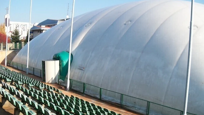 Hala balonowa już rozłożona 