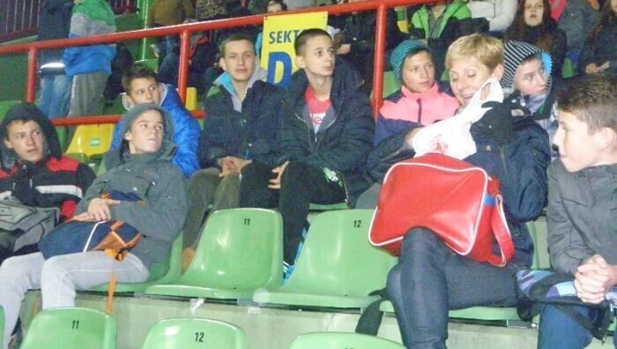 Gimnazjaliści z „Dwójki” ponownie na meczu Gieksy