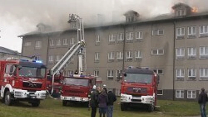 Ewakuacja szkoły w Gorzkowicach