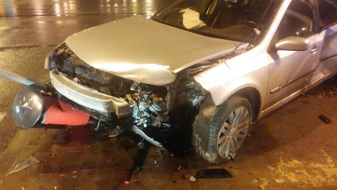 Nocny wypadek w Piotrkowie