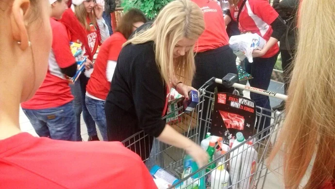 Piotrkowscy szczypiorniści wsparli Szlachetną Paczkę