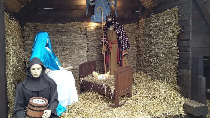 Żywa szopka u Bernardynów