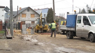 Fragment ulicy Rolniczej nieprzejezdny do wiosny