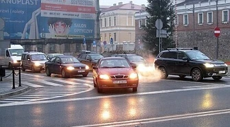 Centrum Piotrkowa zakorkowane