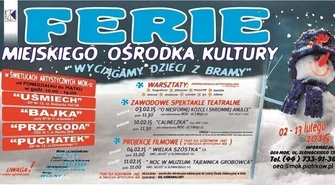 Warsztaty, filmy, spektakle - w poniedziałek zaczynają się ferie 