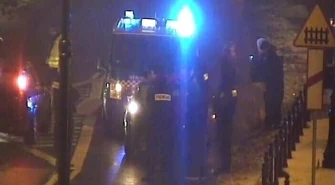 Kolizja przy przejeździe kolejowym, sprawca był pijany