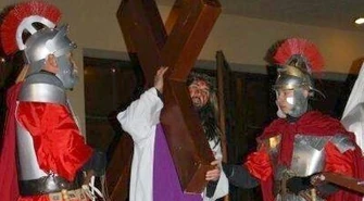 Widowisko pasyjne na ulicach Piotrkowa 