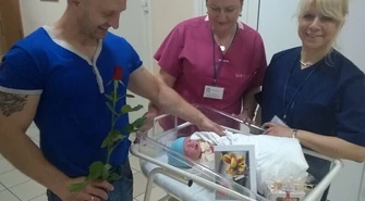 Mały Krzyś prezentem na Dzień Matki