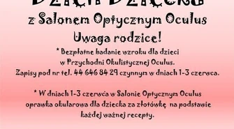 Dzień Dziecka z salonem optycznym Oculus