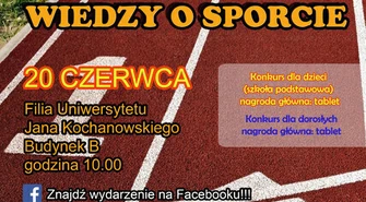 Już w sobotę V Piotrkowski Konkurs Wiedzy o Sporcie
