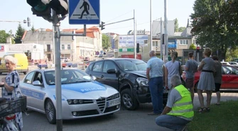 Kolizja w dzień targowy