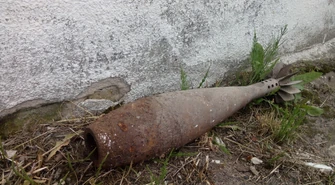 Bombowe znalezisko na Wierzejskiej