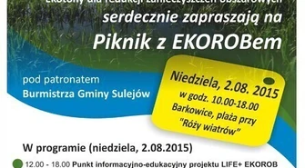 Burmistrz Sulejowa zaprasza na piknik z EKOROBem